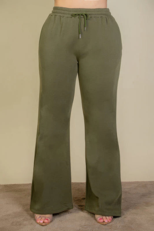“Elastiband” Olive Sweatpants