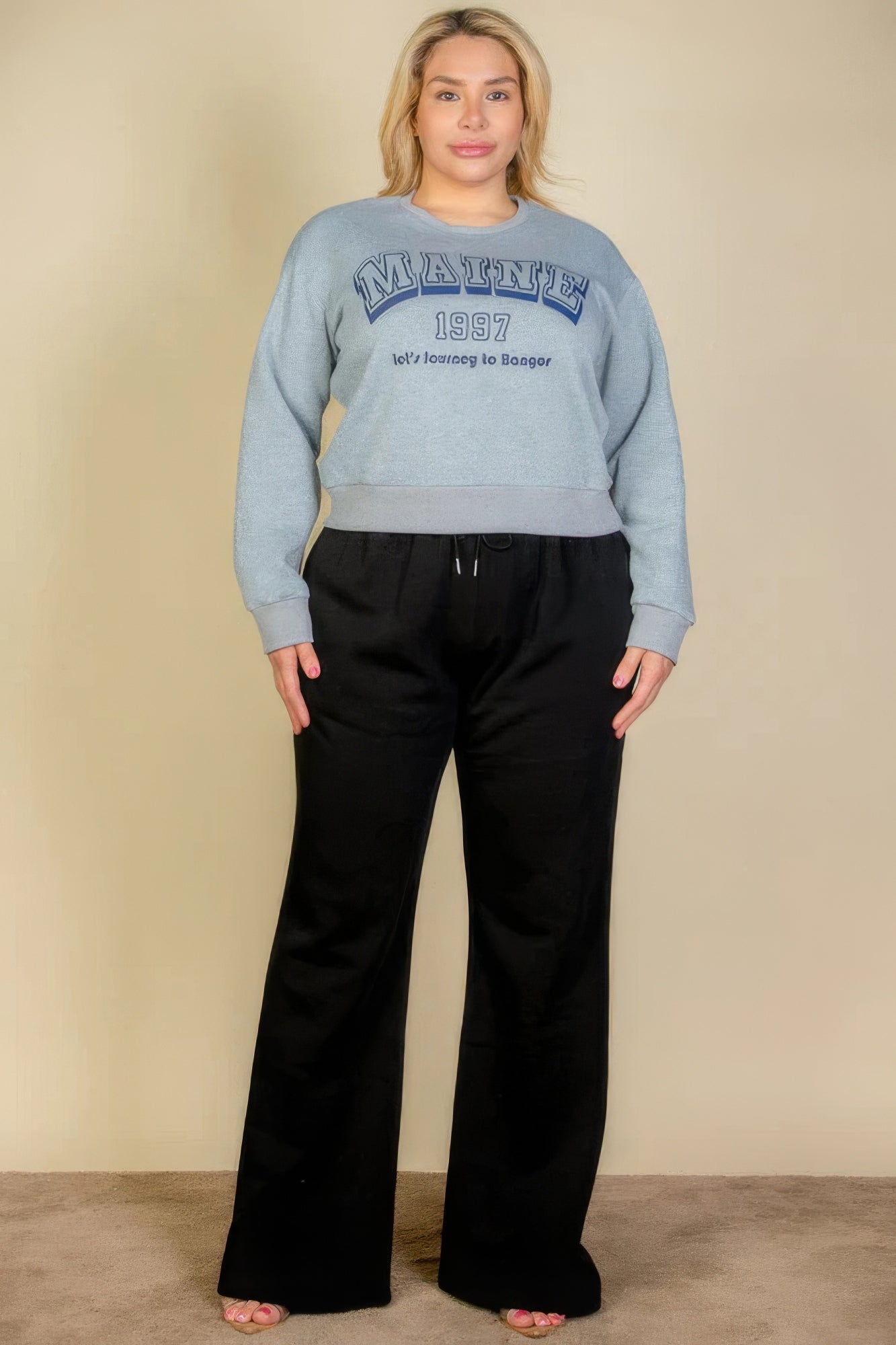 “Elastiband” Black Sweatpants
