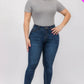 “Miss Viv” Grey Short Sleeve Bodysuit