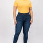 “Miss Viv” Gold Short Sleeve Bodysuit