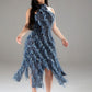 “Exquisite” Ruffled Dress