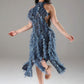 “Exquisite” Ruffled Dress