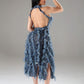 “Exquisite” Ruffled Dress