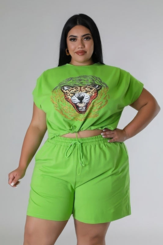 “So Feisty” Shorts Set