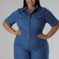“Denim Daisy” Romper