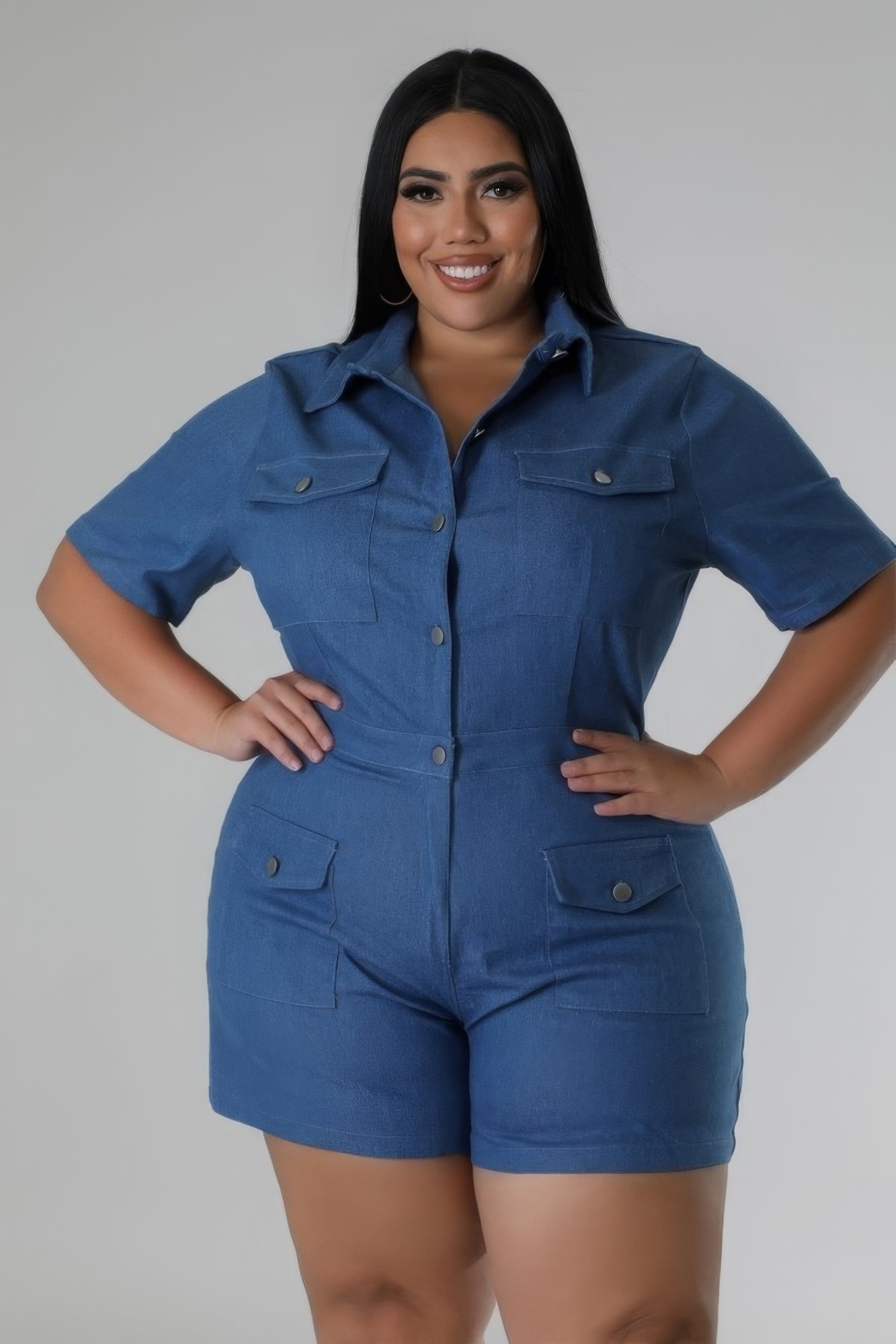 “Denim Daisy” Romper
