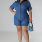 “Denim Daisy” Romper