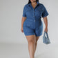 “Denim Daisy” Romper