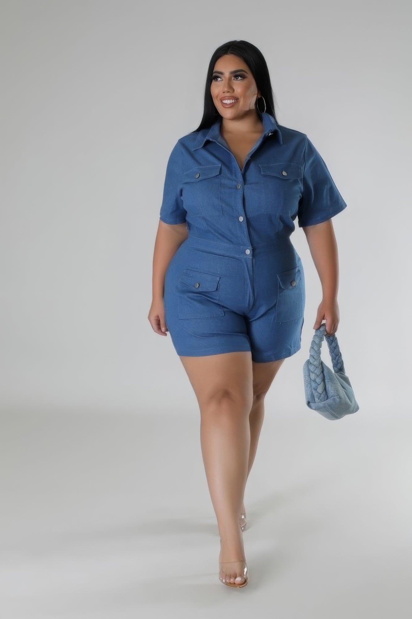 “Denim Daisy” Romper
