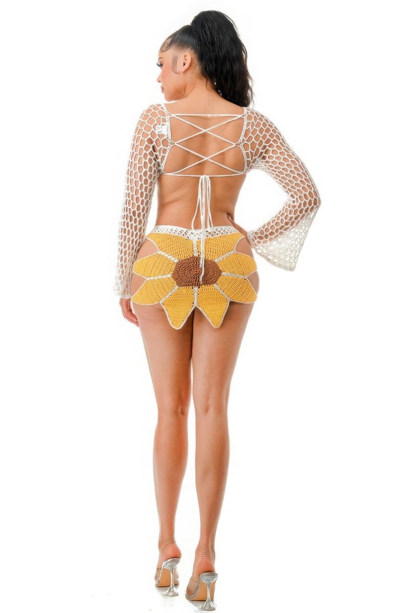 “Sexy Goddess” White Skirt Set