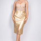 “Down To Earth” Gold Cargo Skirt