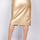 “Down To Earth” Gold Cargo Skirt