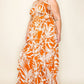 “Show Me Around” Cognac Maxi Dress