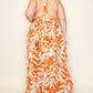 “Show Me Around” Cognac Maxi Dress