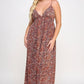 “Mind Ya Bidness” Rust Maxi Dress