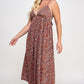 “Mind Ya Bidness” Rust Maxi Dress