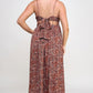 “Mind Ya Bidness” Rust Maxi Dress