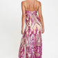 Art Deco Sequins Maxi Dress
