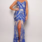 Art Deco Sequins Maxi Dress