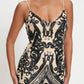 Art Deco Sequins Maxi Dress