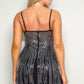 Rhinestone Hot Fix Mini Dress