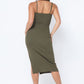 Side Slit Cami Dress
