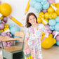 School is Cool 3/4 Sleeve Pocket Twirl Dress