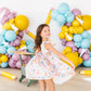 Class Act Flutter Sleeve Twirl Dress