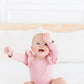 Vintage Pink L/S Flutter Bodysuit