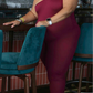 Solid Color One Shoulder Jumpsuit