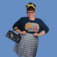 Wacky Owls Pullover in Midnight Blue