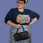Wacky Owls Pullover in Midnight Blue