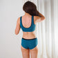 Women's Bamboo Hexagon Cheeky Boyshorts
