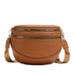 Sabrina Double Zip Leather Crescent Sling