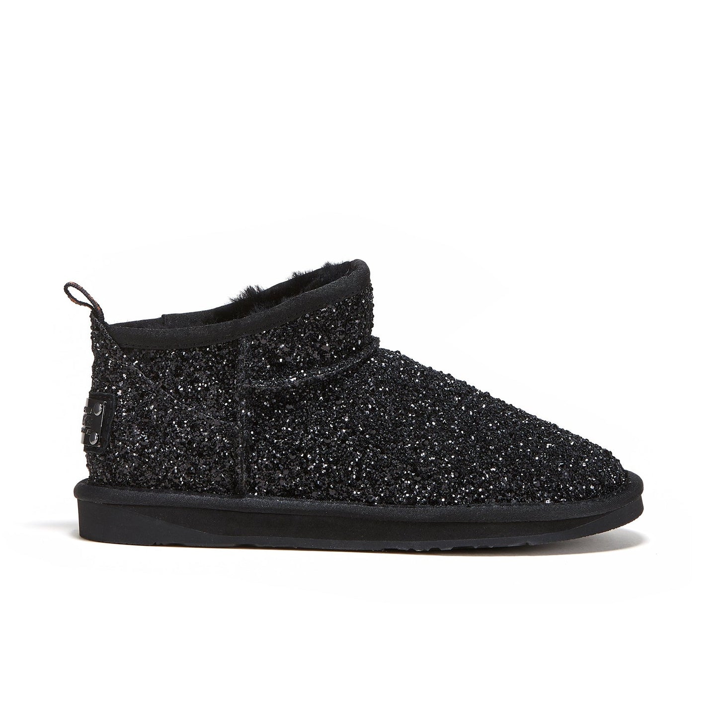 COSY ULTRA SHORT GLITTER BLACK