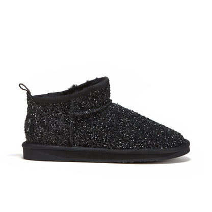 COSY ULTRA SHORT GLITTER BLACK