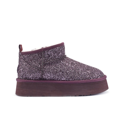 COSY ULTRA PLATFOAM GLITTER PLUM