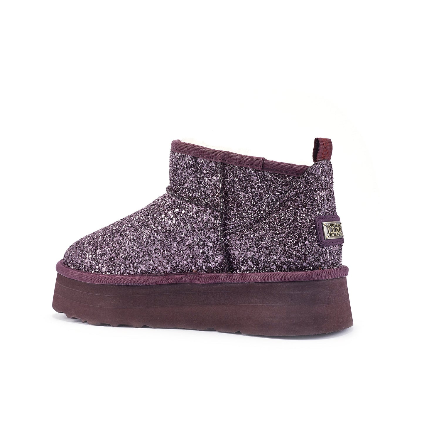 COSY ULTRA PLATFOAM GLITTER PLUM