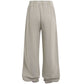 BEIGE PANEL SWEATPANTS