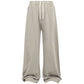 BEIGE PANEL SWEATPANTS