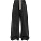 ACID WASH PANEL SWEATPANTS