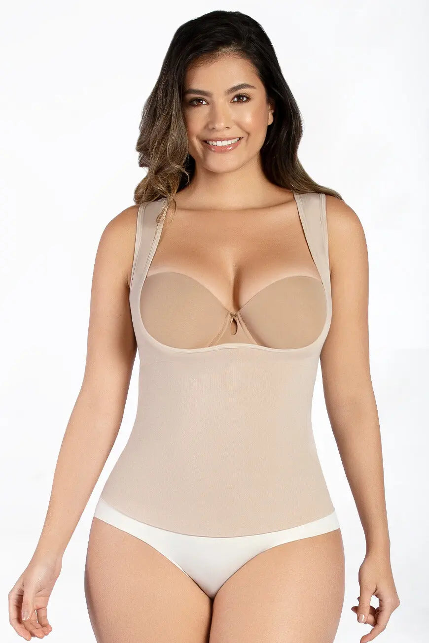Seamless Tank Top Essential Open Bust