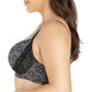 Casey Wired Padded Plunge Seamless T-shirt Bra - Mosaic Black