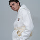 "Change" Panelled Hoodie