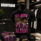 “No Risk No Story” – Grooveman Streetwear Tee (Oversized Fit)