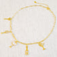 Cheers To Happiness Multi Charm Necklace