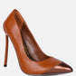 Cidra Silver Dip Stiletto Heels