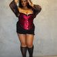 “Best Nightmare” Red Lace Corset