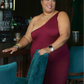Solid Color One Shoulder Jumpsuit