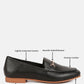 Dareth Horsebit Flat Heel Loafers